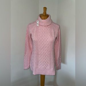 Talbots NWT Turtleneck Women’s Pink Sweater Size Small